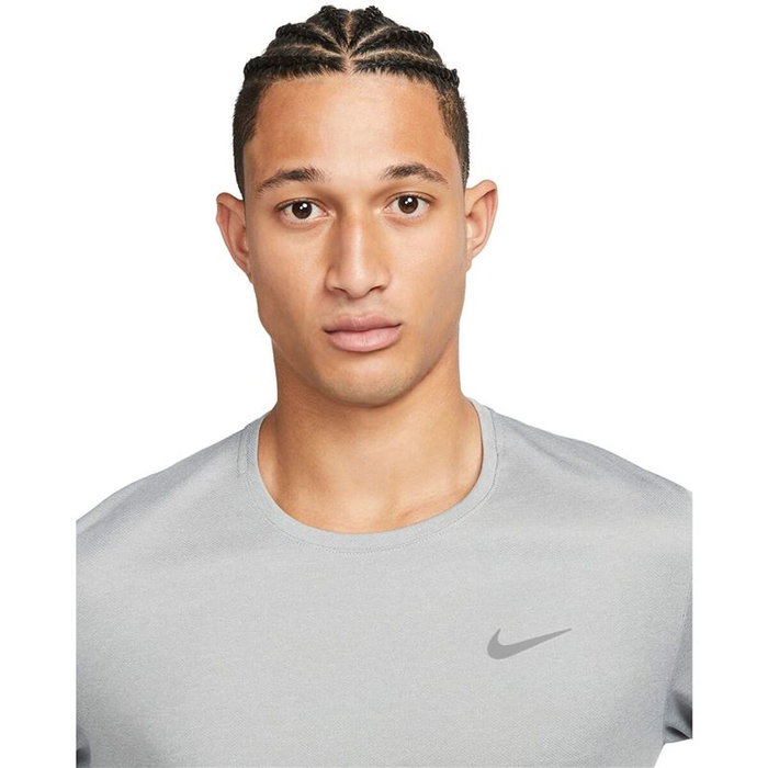 T-shirt à manches longues homme Nike Dri-Fit Uv Miler Long-Sl Gris 12-13 ans