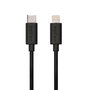 Veho Câble USB-C vers Lightning MFI certifié Apple 20 cm - Charge et synchronisation pour iPhone, iPad - Finition caoutchouc noir