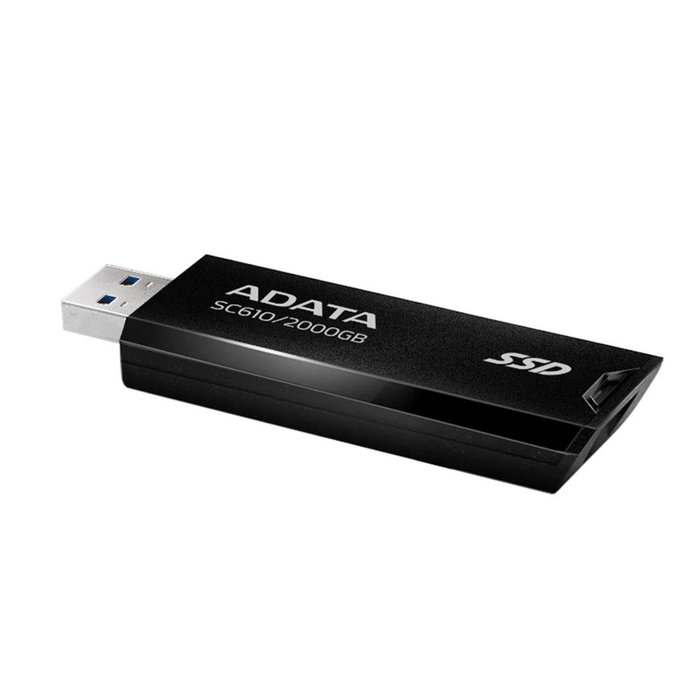 Adata SC610-2000G-CBK/RD Disque Dur Externe SSD 2To USB 3.2 Noir Adata SC610-2000G-CBK/RD Disque Dur Externe SSD 2To USB 3.2 Noir