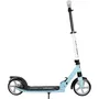 SKIDS CONTROL OXYGEN Trottinette Adulte Freestyle Pliable et Ajustable OX794201 - Roues PU 200mm, Plateforme Alu 560mm, Hauteur Réglable 93-101 cm, Amortisseur, Bleu