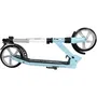 SKIDS CONTROL OXYGEN Trottinette Adulte Freestyle Pliable et Ajustable OX794201 - Roues PU 200mm, Plateforme Alu 560mm, Hauteur Réglable 93-101 cm, Amortisseur, Bleu