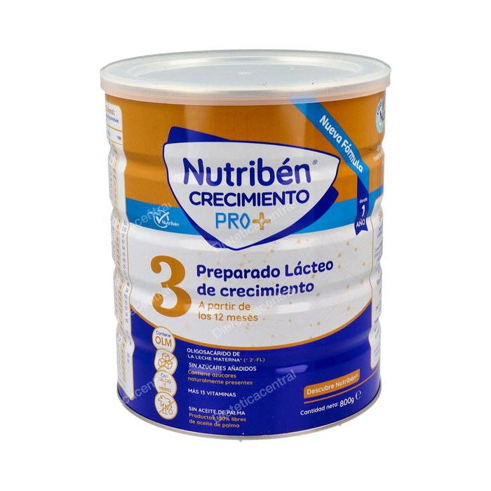 Nutriben Lait de Croissance 3 pour Enfants 800g Nutriben Lait de Croissance 3 pour Enfants 800g