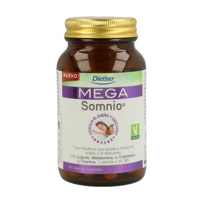 Dietisa Mega Somnio 60 capsules végétales Dietisa Mega Somnio 60 capsules végétales