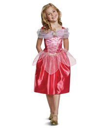 Liragram Disney Déguisement Classique Princesse Aurora Taille 3-4 Ans pour Enfant
