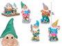 IBERGARDEN Lot de 4 Figurines Nains de Jardin Assortis