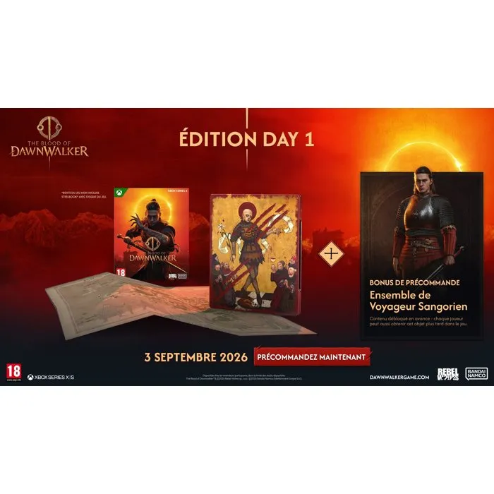 Bandai Namco Entertainment The Blood of Dawnwalker - Édition Day 1 Steelbook Bandai Namco Entertainment The Blood of Dawnwalker - Édition Day 1 Steelbook