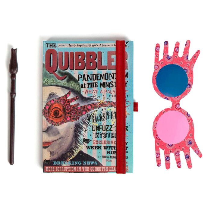 Cerdá Set de papeterie Harry Potter Luna Lovegood - Coffret cadeau fournitures scolaires 18 x 22.5 x 2.5 cm