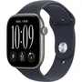 Apple Watch Series 12 GPS - 46mm - Aluminium Gris Sidéral - Bracelet Sport Bleu Marine S/M