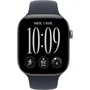Apple Watch Series 12 GPS - 46mm - Aluminium Gris Sidéral - Bracelet Sport Bleu Marine S/M