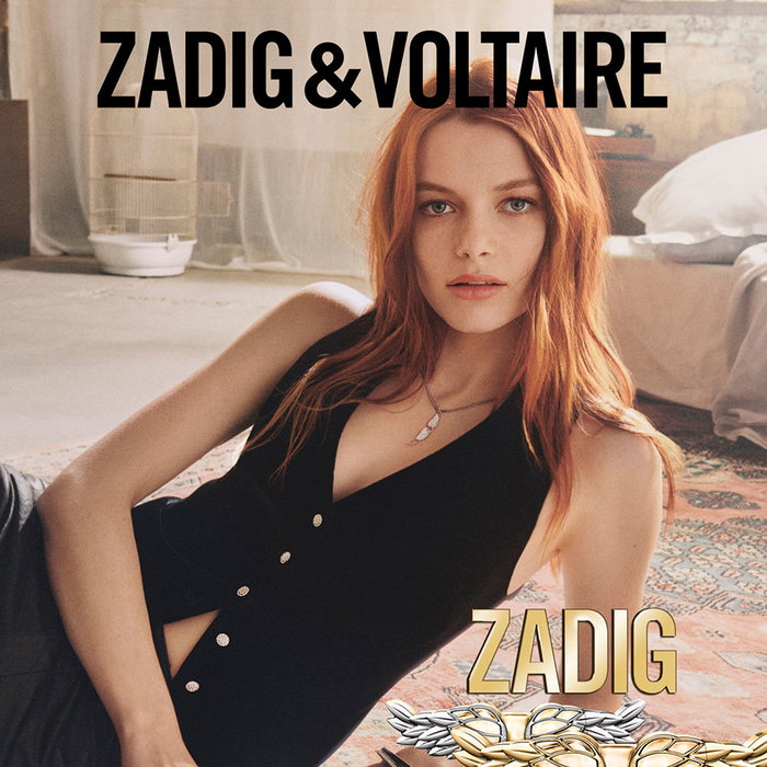 Zadig & Voltaire - ZADIG L'INTENSE Eau de Parfum pour Femme - Parfum Vegan Intense aux Notes Boisées et Florales - Flacon Ailé Doré - 30 ml