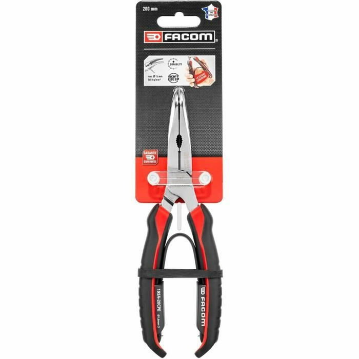 Facom Pince à becs demi ronds longs coudés effilés 200 mm Facom Pince à becs demi ronds longs coudés effilés 200 mm