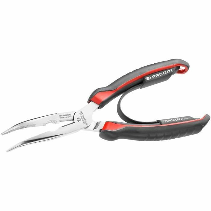 Facom Pince à becs demi ronds longs coudés effilés 200 mm Facom Pince à becs demi ronds longs coudés effilés 200 mm
