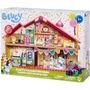 Bluey - Maison Anniversaire à Décorer - Set de Jeu avec Figurine Bluey exclusive, 13 Accessoires et Autocollants - Jouet Enfant dès 3 ans