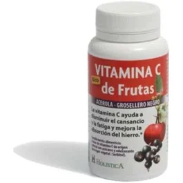 Holistica Vitamina C Frutas 60 comprimés - Complément alimentaire antioxydant
