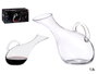 Vivalto Décantateur Incliné 1,5L en Verre Transparent 26x24,5x14,5 cm (Set de 6)