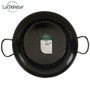 La Dehesa Poêle Profonde Émaillée avec 2 Anses 40 cm Acier Émaillé Noir (Set de 4)