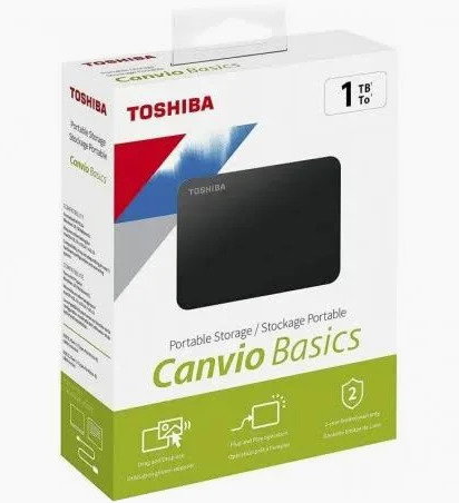 Toshiba Canvio Basics HDTB510MK3AA 1 To Noir