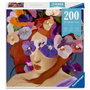 Ravensburger Puzzle Moment Violeta 200 Pièces | Portrait Artistique avec Fleurs