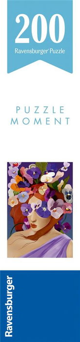 Ravensburger Puzzle Moment Violeta 200 Pièces | Portrait Artistique avec Fleurs