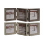 Cadre photo Home ESPRIT Marron Beige Verre polystyrène 38 X 3 X 12 cm (2 Unités)