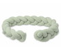 KioKids Tressee Décorative pour Lit de Bébé, Protection de Barreau de Lit, Barrière de Lit Amortissante, Vert