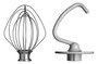 Kitchenaid 5KSM175 PS EBK Robot de cuisine Artisan à bol de 4,8 L en fonte avec accessoires - Batteur plat, fouet, crochet