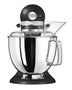 Kitchenaid 5KSM175 PS EBK Robot de cuisine Artisan à bol de 4,8 L en fonte avec accessoires - Batteur plat, fouet, crochet