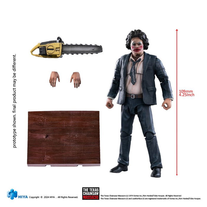 Hiya Toys Texas Chainsaw Massacre (1974) figurine 1/18 Exquisite Mini Pretty Woman Mask 11 cm