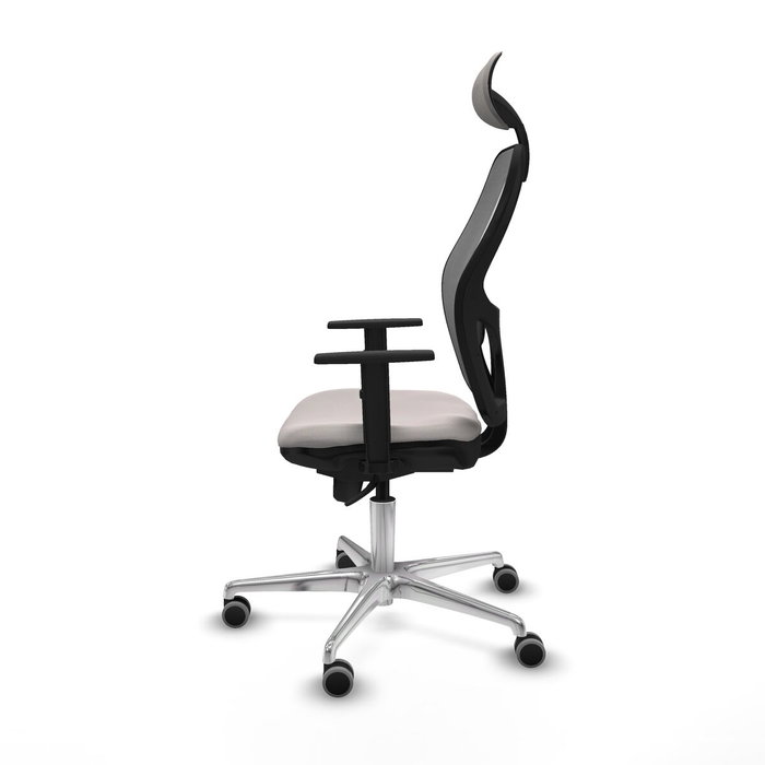 Piqueras y Crespo Chaise de Bureau avec Appui-tête 1D086G1 Blanc