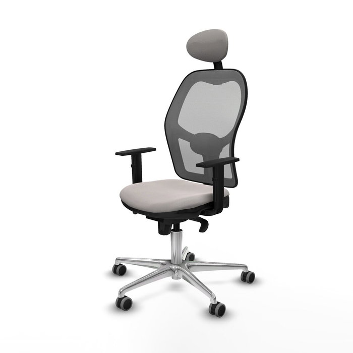 Piqueras y Crespo Chaise de Bureau avec Appui-tête 1D086G1 Blanc