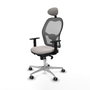 Piqueras y Crespo Chaise de Bureau avec Appui-tête 1D086G1 Blanc