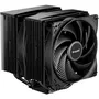 Be Quiet! Pure Rock Pro 3 BK042 - Ventirad CPU Noir - 6 Caloducs - 2 Ventilateurs Pure Wings 3 120mm PWM - Compatible Métal Liquide
