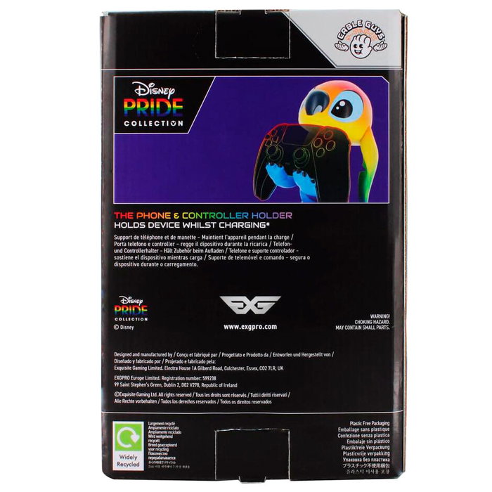 EXQUISITE GAMING Support de jeu figurine Rainbow Stitch Disney 20 cm - Compatible PlayStation 5 DualSense, Xbox Series S/X, iPhone et smartphones EXQUISITE GAMING Support de jeu figurine Rainbow Stitch Disney 20 cm - Compatible PlayStation 5 DualSense, Xbox Series S/X, iPhone et smartphones
