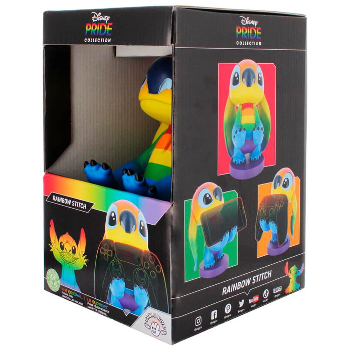 EXQUISITE GAMING Support de jeu figurine Rainbow Stitch Disney 20 cm - Compatible PlayStation 5 DualSense, Xbox Series S/X, iPhone et smartphones EXQUISITE GAMING Support de jeu figurine Rainbow Stitch Disney 20 cm - Compatible PlayStation 5 DualSense, Xbox Series S/X, iPhone et smartphones
