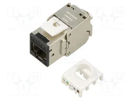 GOOBAY Module RJ45 Keystone Cat 6a Argent