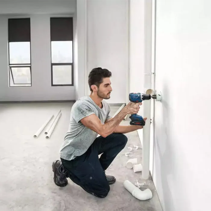 Bosch GSR 18V-65 Perceuse-visseuse sans fil 18 V - 63 Nm, couple élevé, tête compacte 166 mm (sans batteries ni chargeur) - Réf. 06019N3200