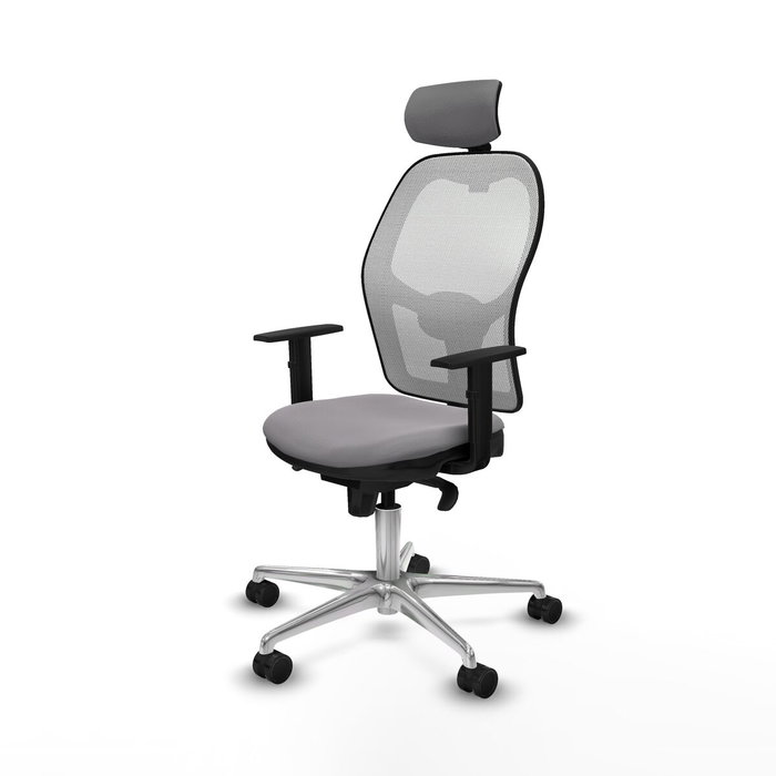 Piqueras y Crespo Chaise de Bureau avec Appui-tête Jorquera 1D086N2 Gris Piqueras y Crespo Chaise de Bureau avec Appui-tête Jorquera 1D086N2 Gris