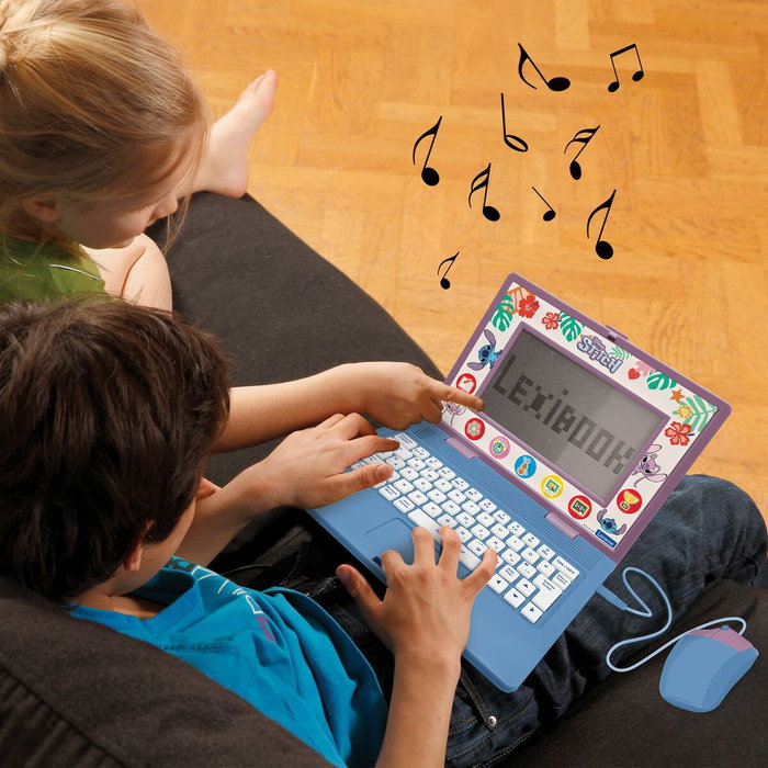 Lexibook Ordinateur éducatif Stitch Bilingue EN/FR