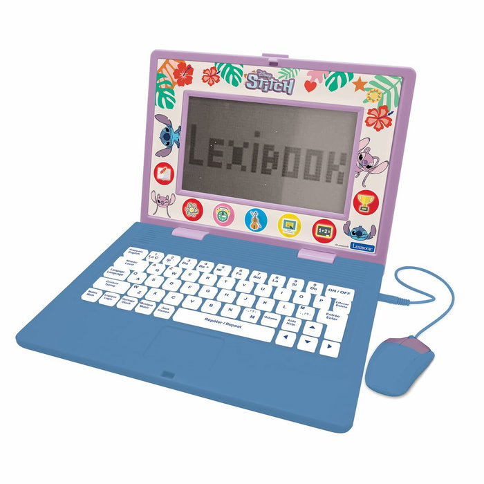 Lexibook Ordinateur éducatif Stitch Bilingue EN/FR
