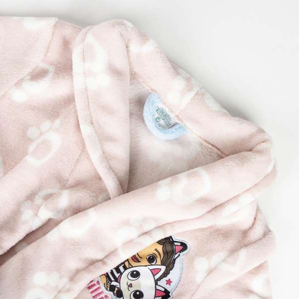 Cerdá Gabby's Dollhouse Robe en polaire coral fille âge 4 ans taille 4 ans rose