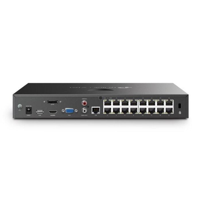 TP-Link VIGI NVR2016H-16MP - Enregistreur réseau vidéo 16 canaux pour caméras de surveillance IP jusqu'à 16 MP