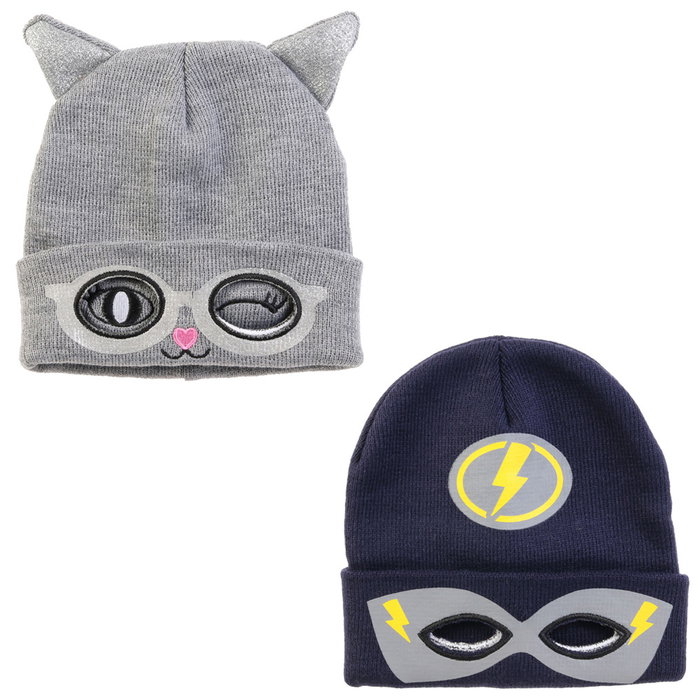 Sensly Bonnet Enfant Super-héros ou Chat Sensly Bonnet Enfant Super-héros ou Chat