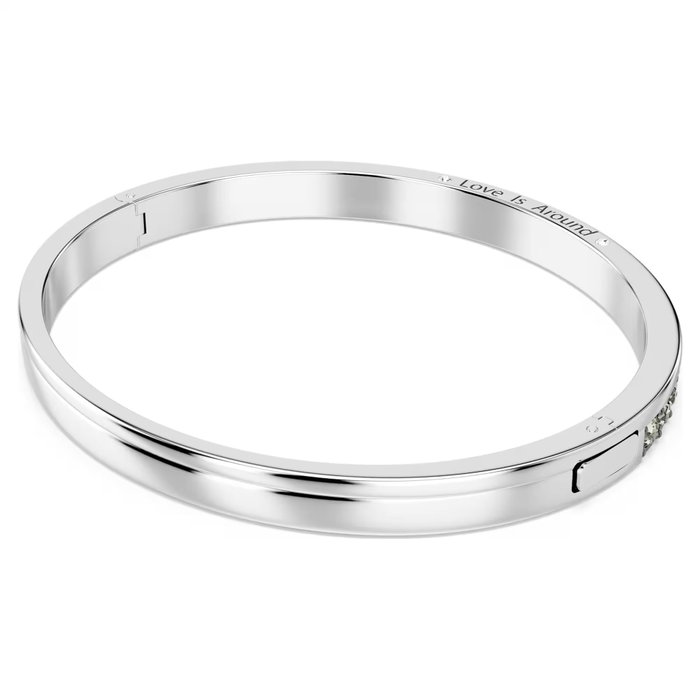 Swarovski Bracelet Rigide en Acier Inoxydable Gris 5690018