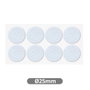 GSC Evolution Set de 8 feutres adhésifs ronds Ø25mm - Blanc