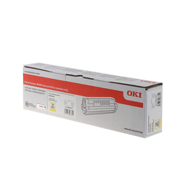 OKI 46443101 Cartouche Toner Jaune XL - Compatible avec Imprimantes OKI