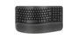 Logitech Wave Keys - Clavier ergonomique sans fil Bluetooth avec repose-poignets rembourré - Conception en vague certifiée - Compatible Windows, macOS, iPadOS, Android