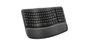 Logitech Wave Keys - Clavier ergonomique sans fil Bluetooth avec repose-poignets rembourré - Conception en vague certifiée - Compatible Windows, macOS, iPadOS, Android