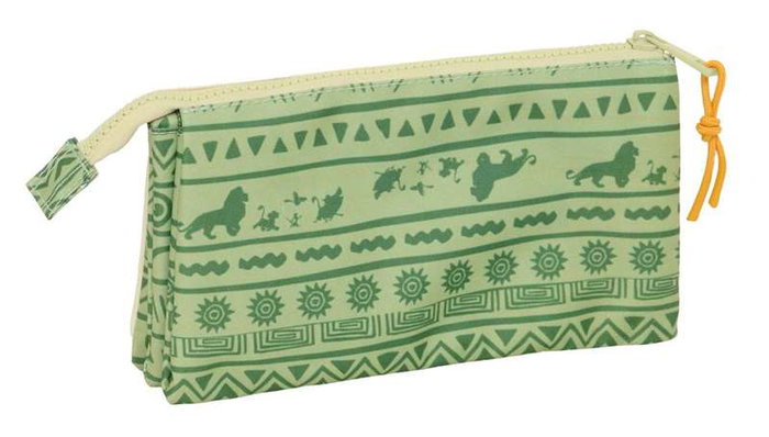 Safta Portatodo Triple Mufasa - Coffret de rangement triple 22 x 12 x 3 cm pour enfants, produit en espagnol