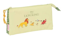 Safta Trousse Fourre-Tout Triple Mufasa Vert Beige Disney
