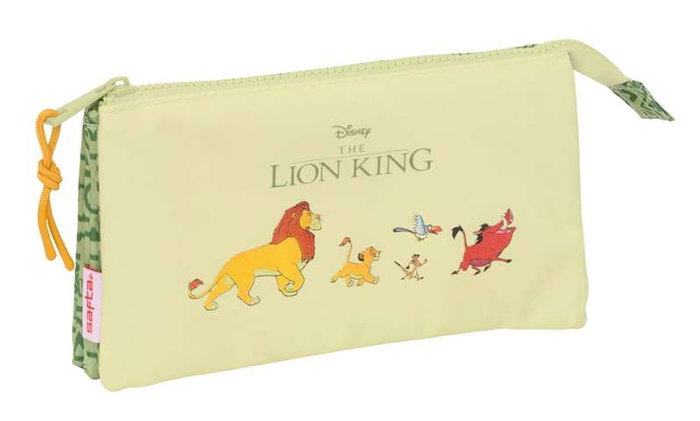 Safta Portatodo Triple Mufasa - Coffret de rangement triple 22 x 12 x 3 cm pour enfants, produit en espagnol